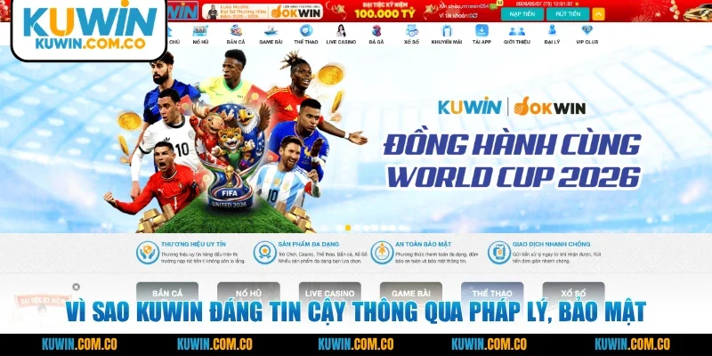 Vì sao KUWIN đáng tin cậy thông qua pháp lý, bảo mật